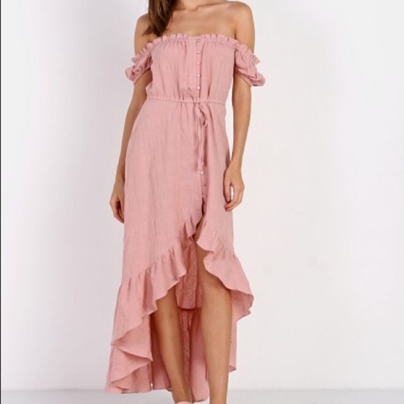 auguste Dresses & Skirts - Auguste The Label Blush Willow Day High Low Dress